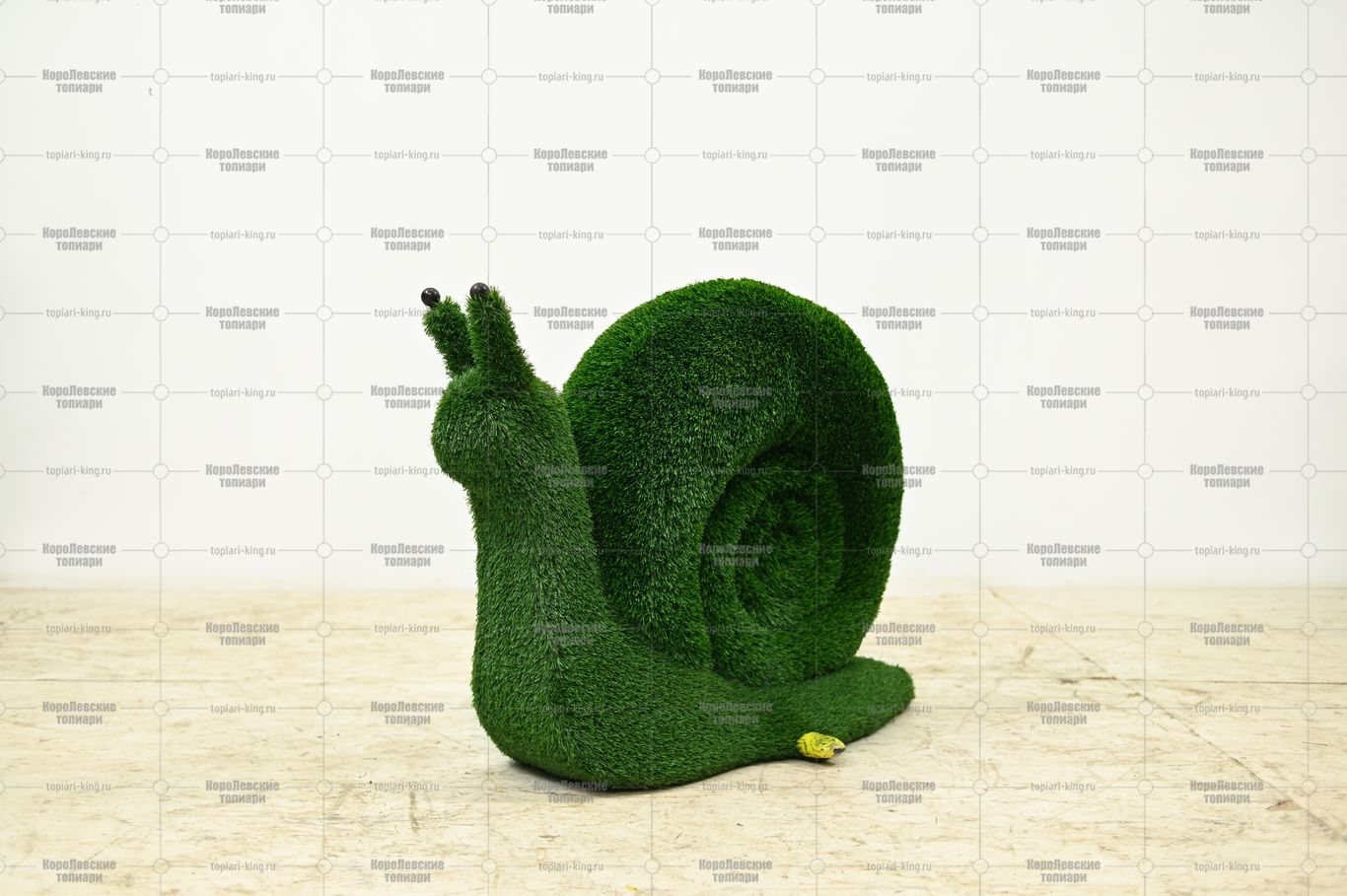 Топиари улитка садовая, h=70 — газон Deluxe Green Топиари улитка садовая, h=70 - газон Deluxe Green