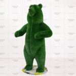 Топиари медведь цирковой, h=250 см - газон Deluxe Green