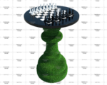 Топиари шахматный столик, h=110см - газон Deluxe Green