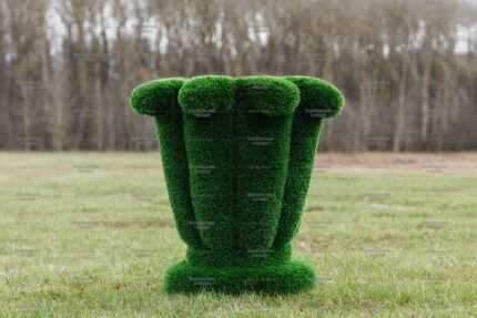 Топиари вазон малый, h=70 см -  газон Eco Green