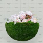 Топиари подвесное кашпо Нино, d = 65 см - газон Deluxe
