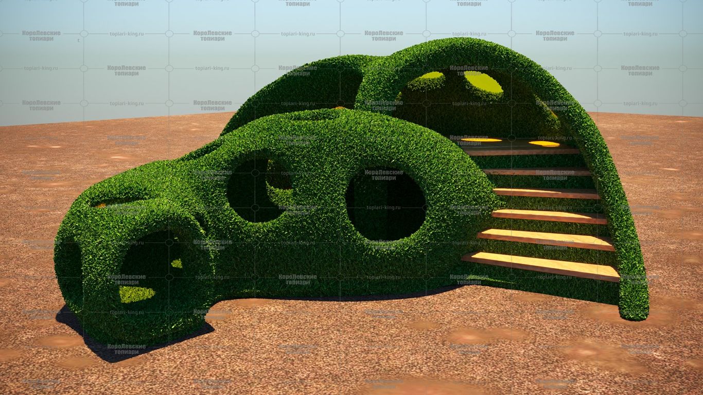 Топиари лабиринт №1 — газон Eco Топиари лабиринт №1 - газон Eco