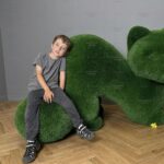 Топиари Соболь, h=100 см - газон Deluxe Green