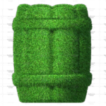 Топиари бочка, h=60см - газон Eco