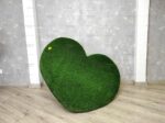 Топиари сердце объемное,h=100см,газон Есо