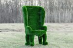 Топиари трон, h=140 см - газон Deluxe