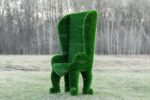 Топиари трон, h=140 см - газон Deluxe