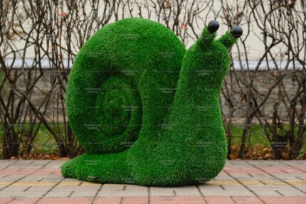Топиари улитка садовая, h=70 см- газон Eco+