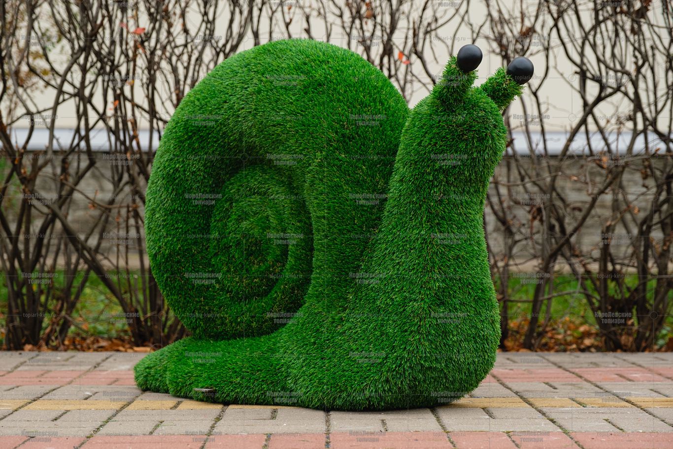 Топиари улитка садовая, h=70 см- газон Eco+ Топиари улитка садовая, h=70 см- газон Eco+
