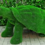 Топиари черепаха Леонардо - газон Eco