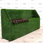 Топиари лавочка, фотозона, модель 1, L=175 см - газон Eco
