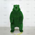 Топиари медведь Потапыч, h=250 см - газон Deluxe Green