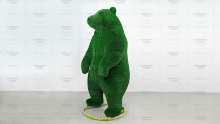 Топиари медведь Потапыч, h=250 см - газон Deluxe Green