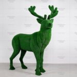 Топиари олень Эварист - газон Есо+Luxe