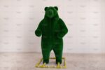 Топиари медведь цирковой, h=200см - газон Deluxe Green