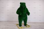 Топиари медведь цирковой, h=200см - газон Deluxe Green