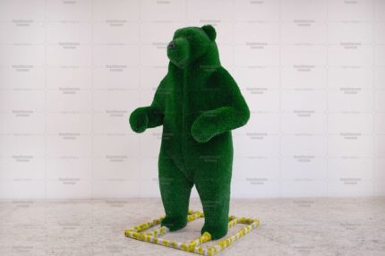 Топиари медведь цирковой, h=200см - газон Deluxe Green