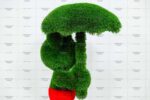Топиари мышонок Торино с зонтиком - газон Deluxe Green + Eco