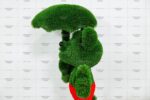 Топиари мышонок Торино с зонтиком - газон Deluxe Green + Eco