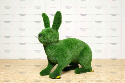 Топиари заяц Лада, h=90 см - газон Eco