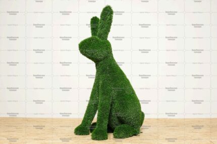 Топиари заяц Мила, h=105см - газон Eco