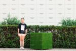 Топиари куб, зеленый, h= 80 см - газон Eco
