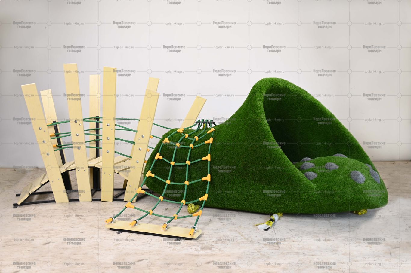 Топиари ракушка большая — газон Deluxe+Eco Топиари ракушка большая - газон Deluxe+Eco