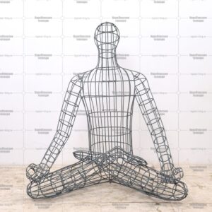 Габион мужчина медитация, h=150 см