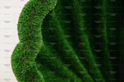Топиари ракушка с буквой, h=160 см - газон Deluxe + Eco